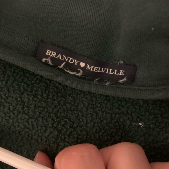 Forest green 1/2 zip up - Picture 3 of 3